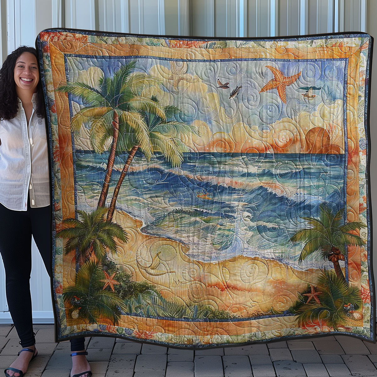 Coastal Horizons WN3007014CL Quilt