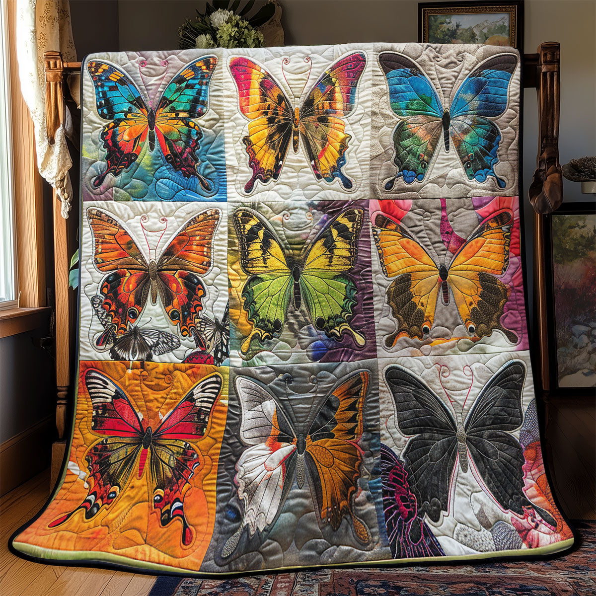 Colorful Butterflies SR2108019CL Quilt