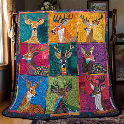 Colorful Deer SR2108015CL Quilt
