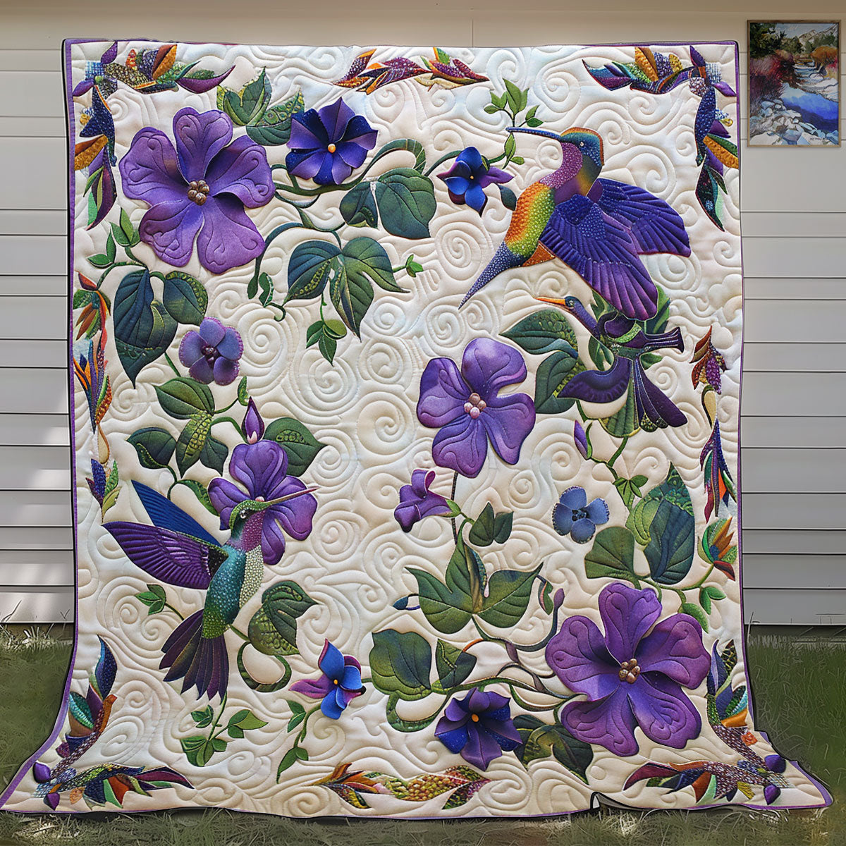 Colorful Hummingbird SR1308046CL Quilt