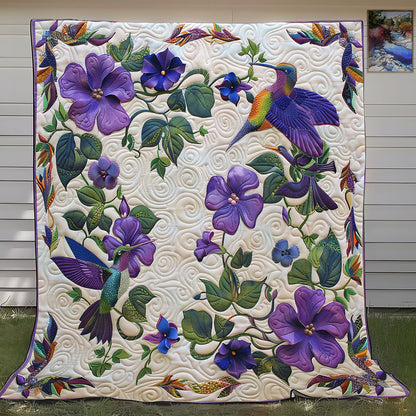 Colorful Hummingbird SR1308046CL Quilt