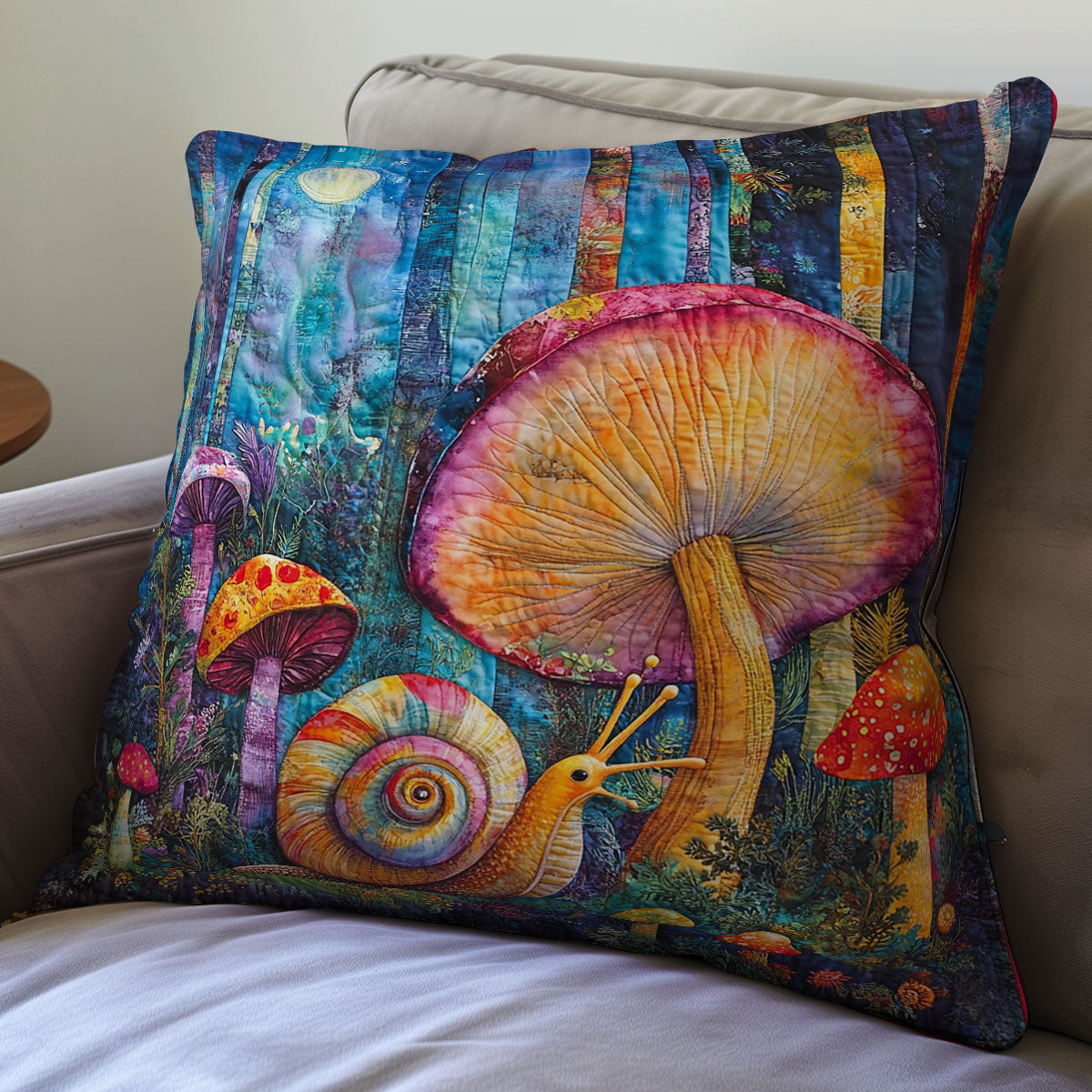 Colorful Snail WM0508118CL Quilt Pillow Case