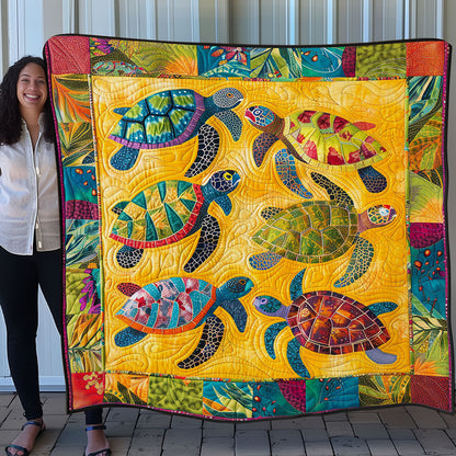 Colorful Turtles SR1508020CL Quilt