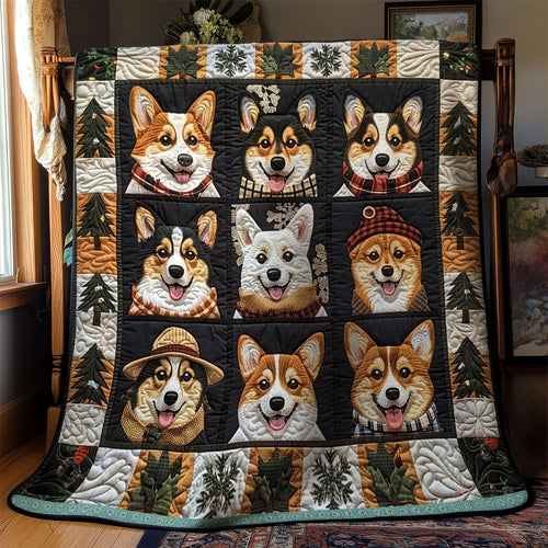 Corgi Smile WN0909033CL Quilt