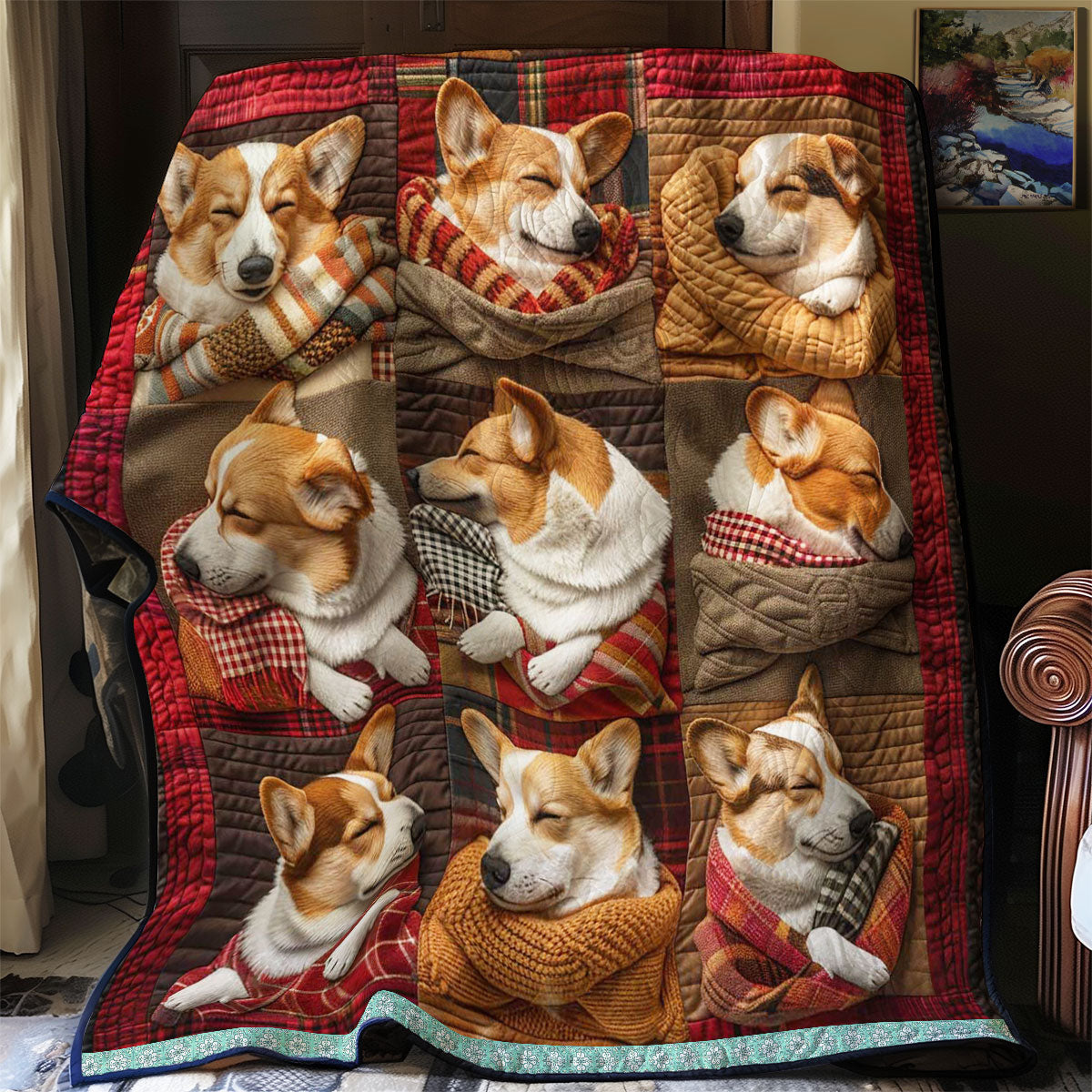 Corgi Snuggle WN1209002CL Quilt