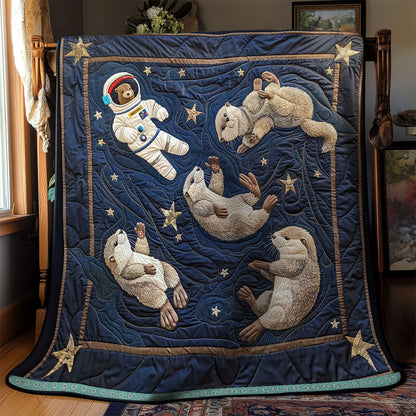 Cosmic Otter Explorers WN0909065CL Quilt