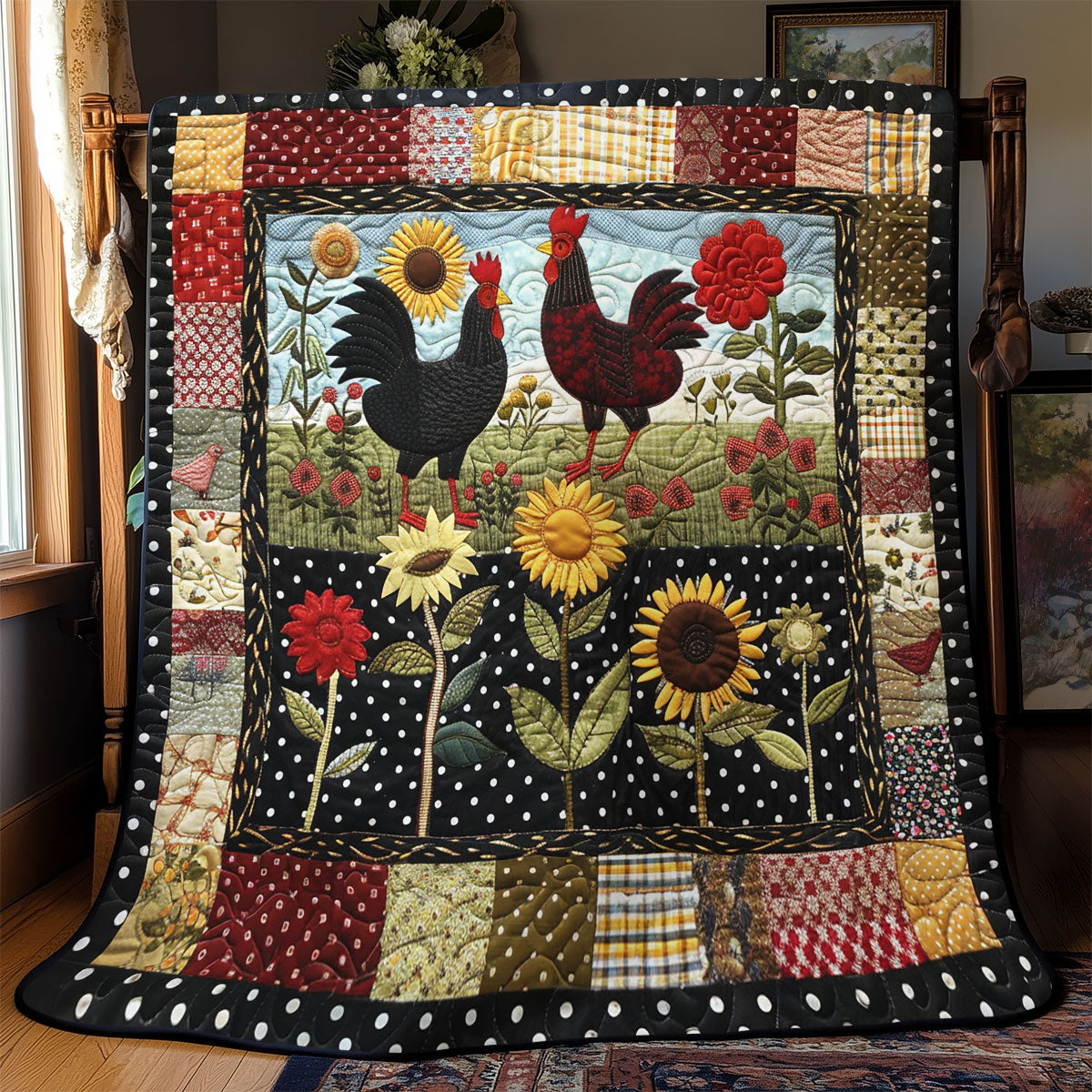 Countryside Chicken SR2208007CL Quilt