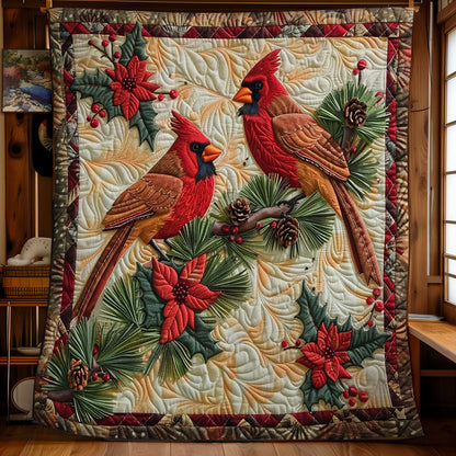 Couple Of Cardinals WM0509028CL Quilt