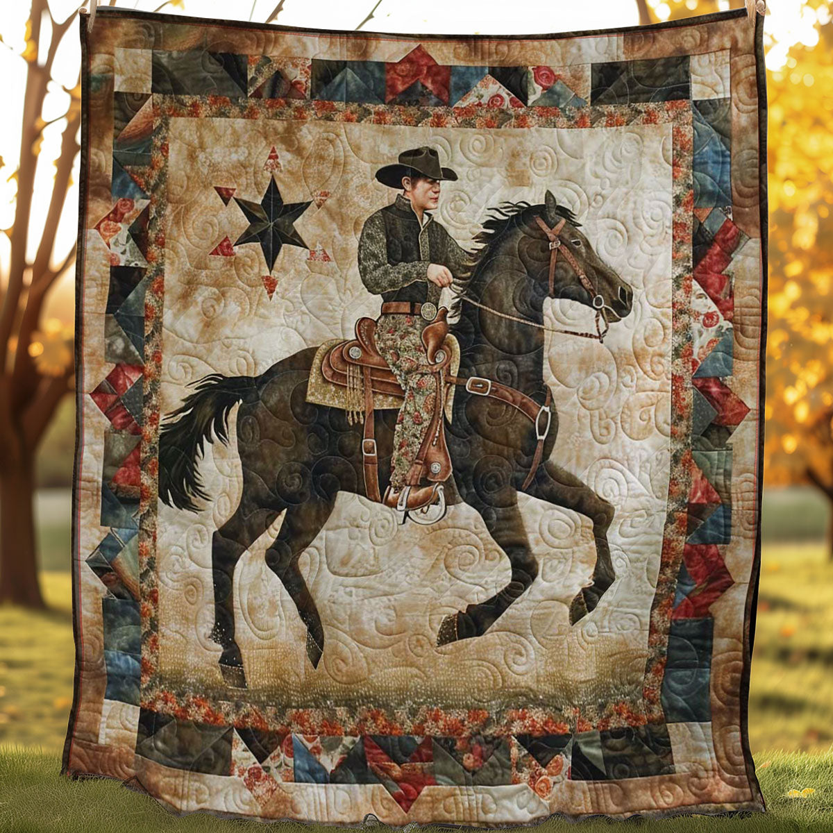 Cowboy Ride WN2108009CL Quilt