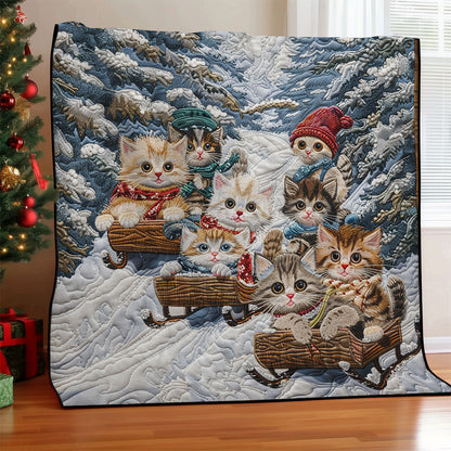 Cozy Cat Skiing SR1908040CL Quilt