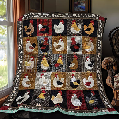 Cozy Chicken Farm WN0509047CL Quilt