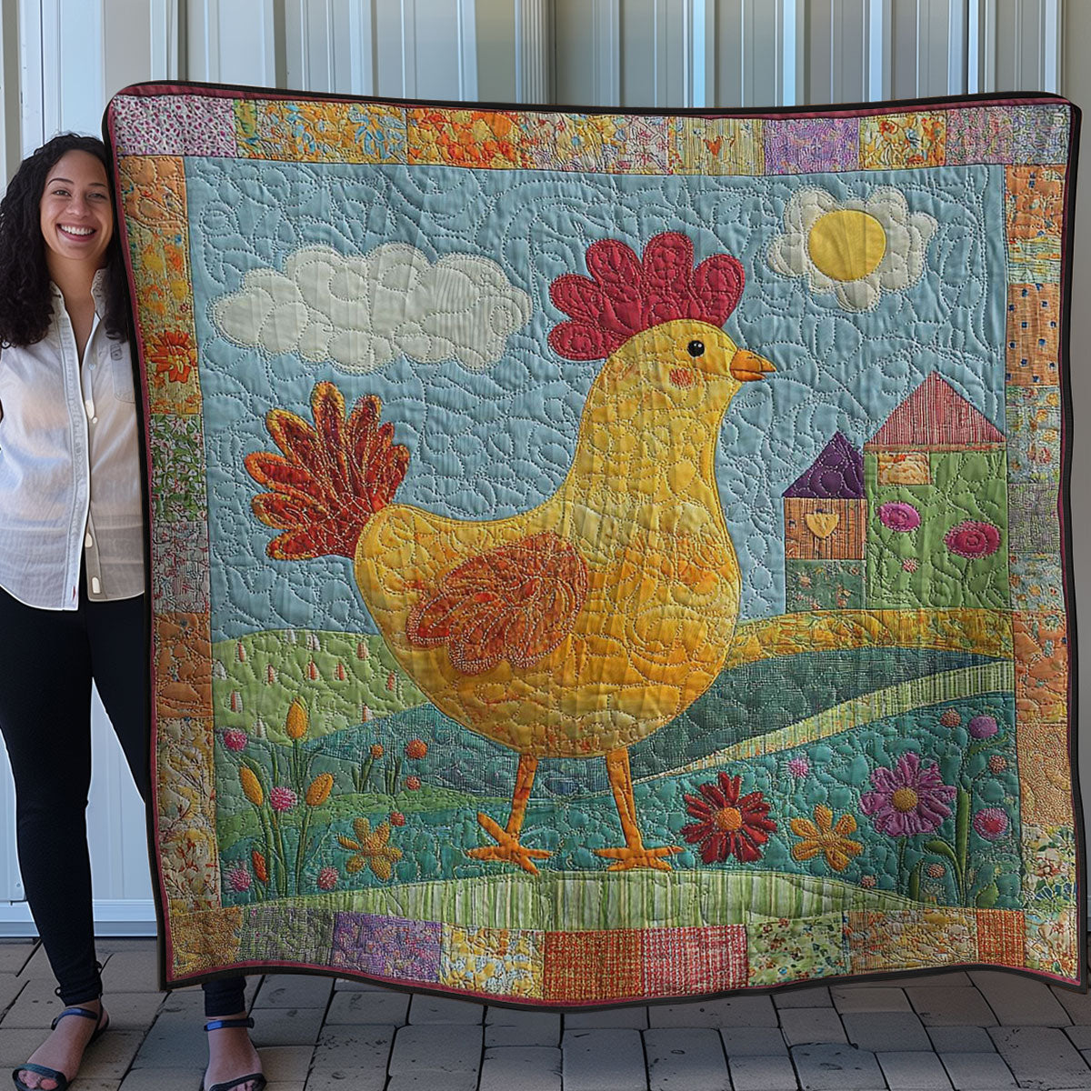 Cozy Chicken WN0508002CL Quilt