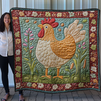 Cozy Cluck WN0208007CL Quilt