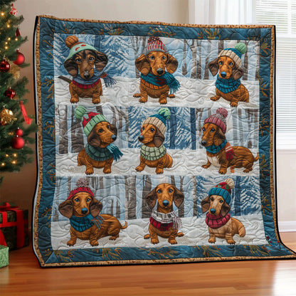 Cozy Dachshunds SR2308004CL Quilt