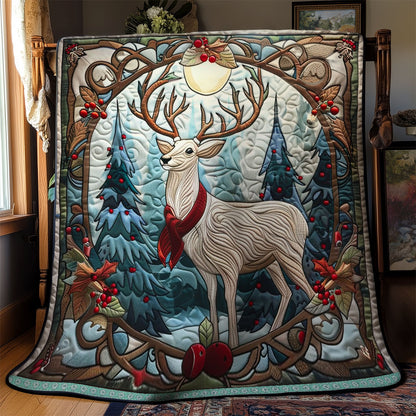 Cozy Deer In The Woods WN0909067CL Quilt