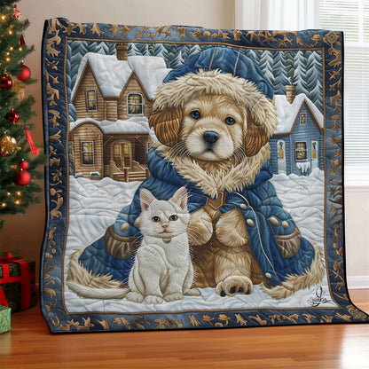 Cozy Dog And Cat SR2308041CL Quilt