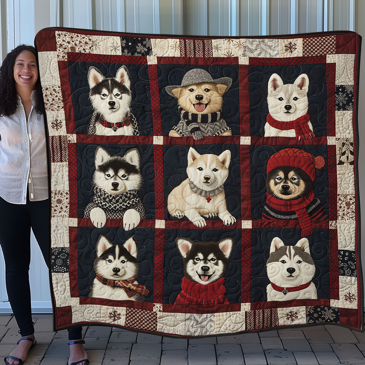 Cozy Husky SR1608016CL Quilt