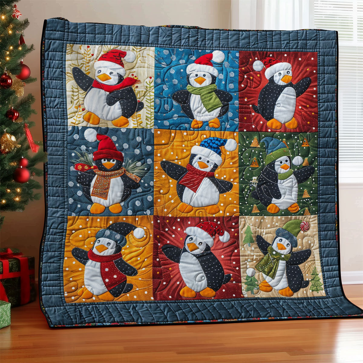 Cozy Penguins SR1908025CL Quilt