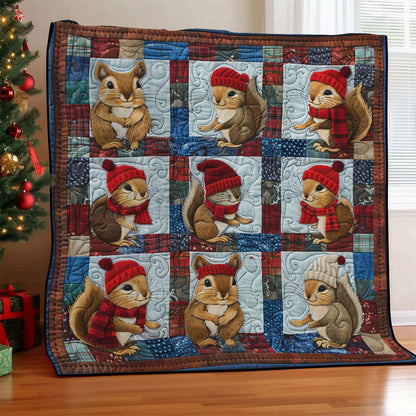 Cozy Squirrel SR2108006CL Quilt
