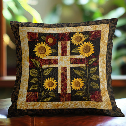 Cross And Sunflowers WN0208070CL Quilt Pillow Case