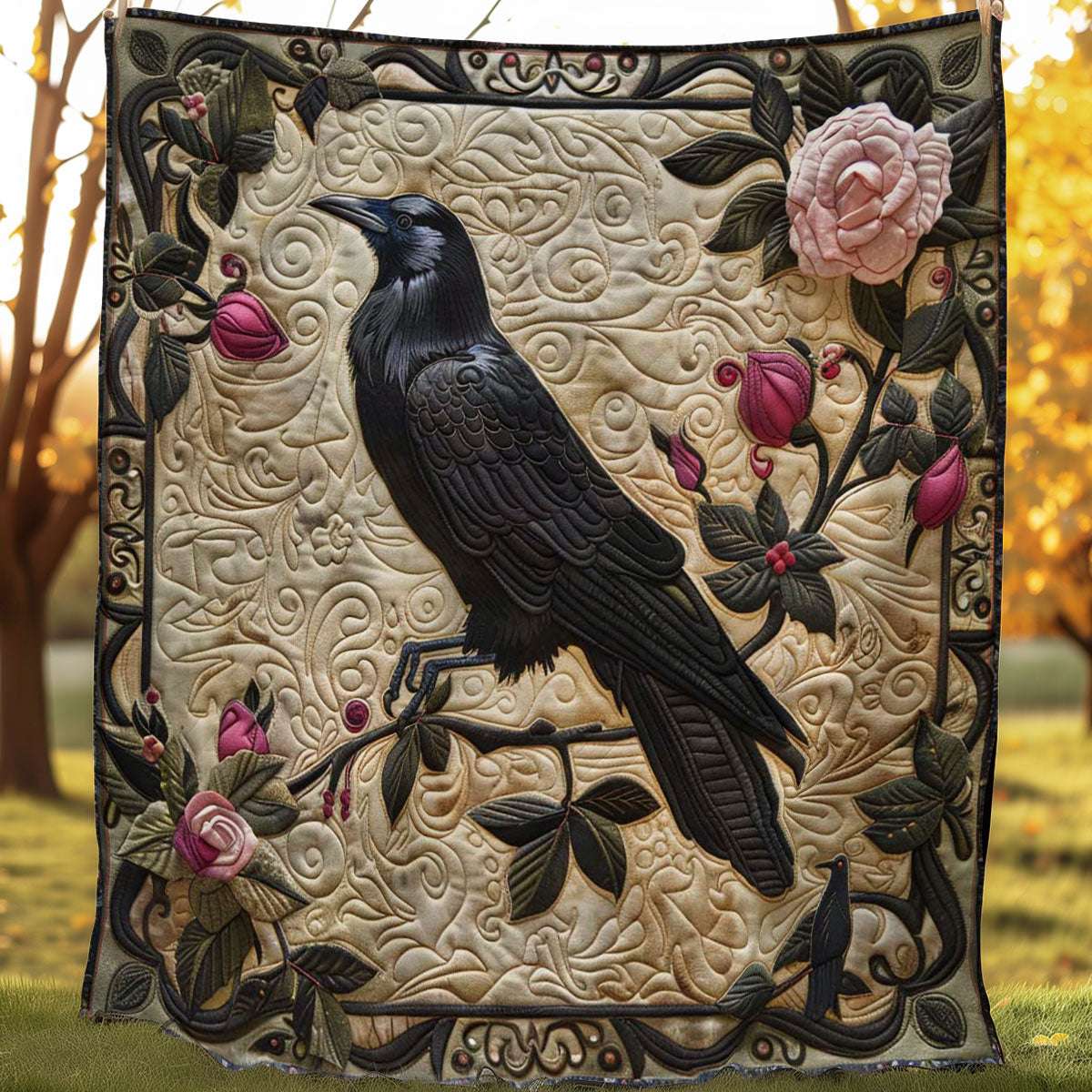 Crow Petal WN2108145CL Quilt