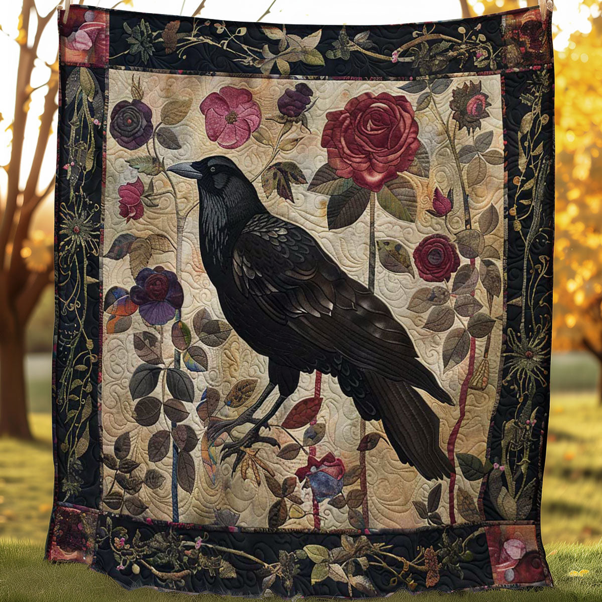 Crow Rose Glade WN2108149CL Quilt