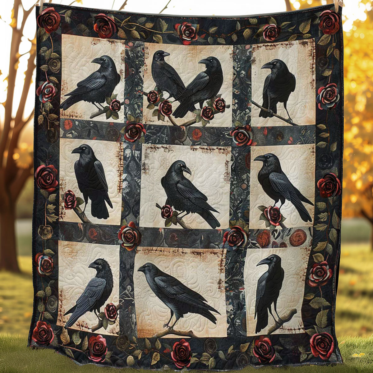 Crow Rose Path WN2108164CL Quilt