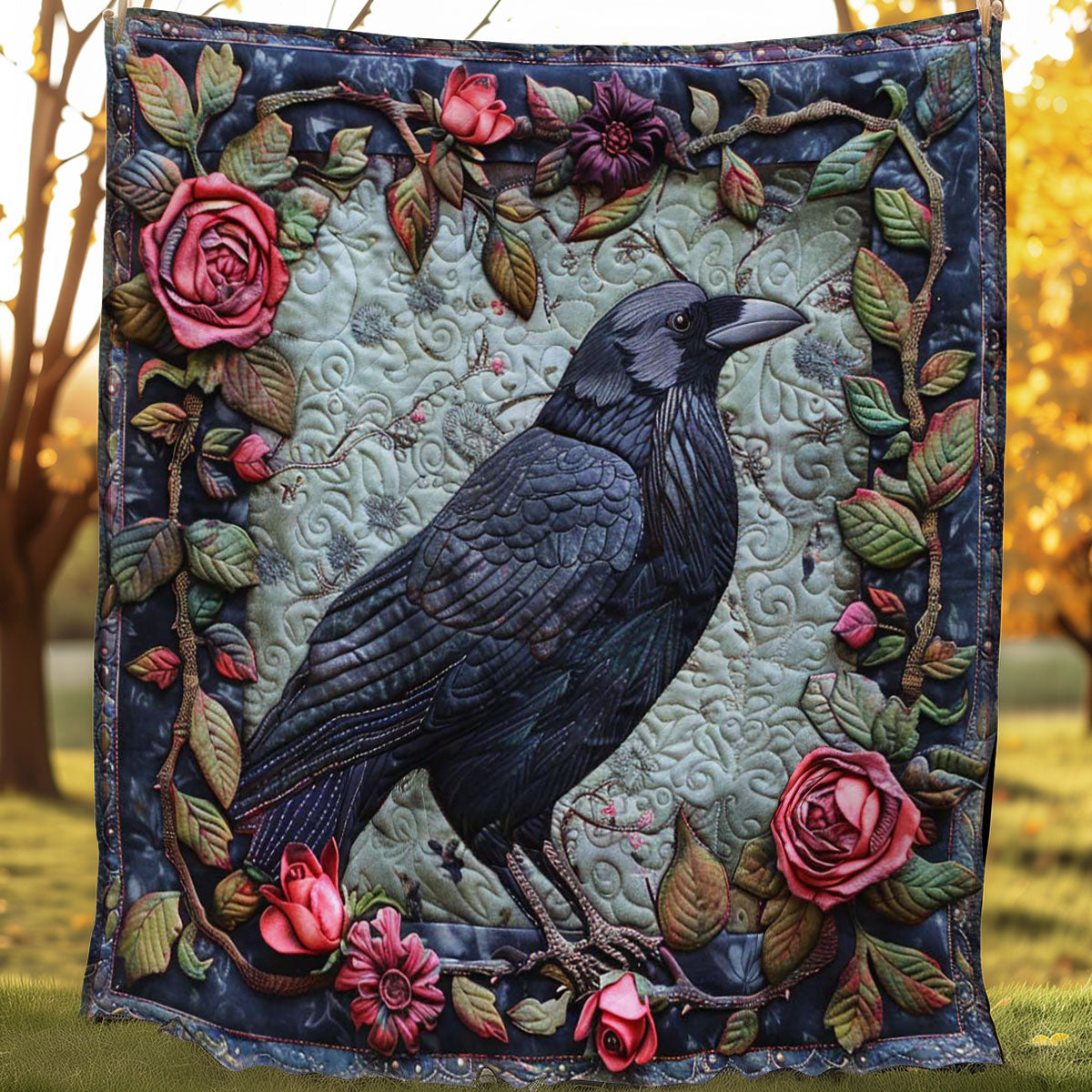 Crow Rose Sanctuary WN2108146CL Quilt