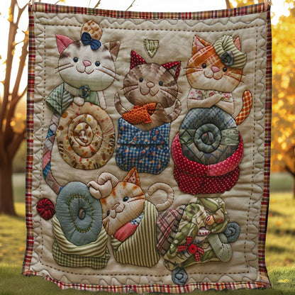 Cuddle Cats WN0908136CL Quilt