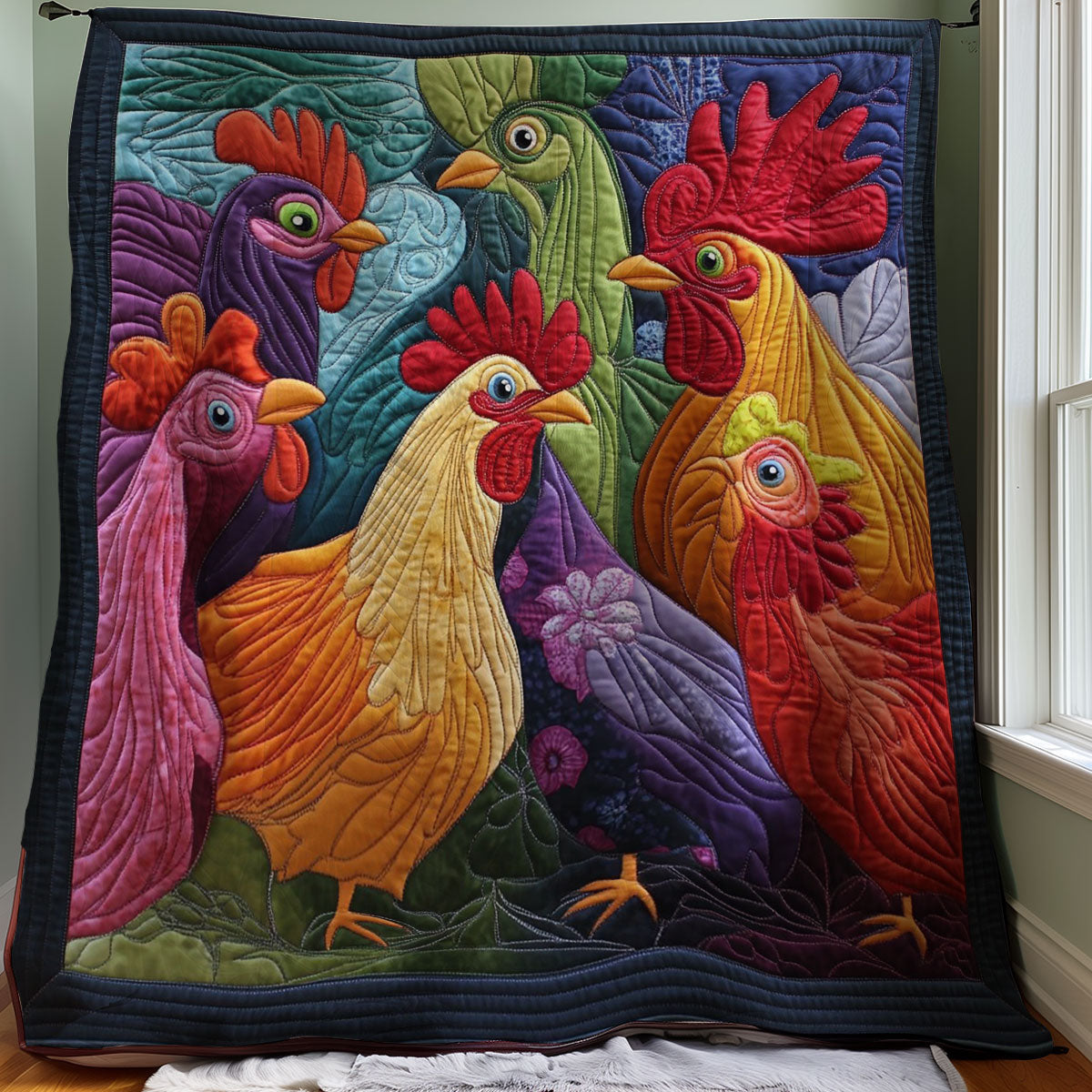 Culture Chickens WM0308003CL Quilt