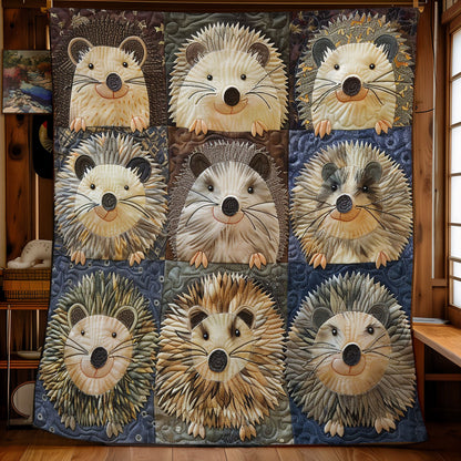 Cute Hedgehogs WM2408026CL Quilt