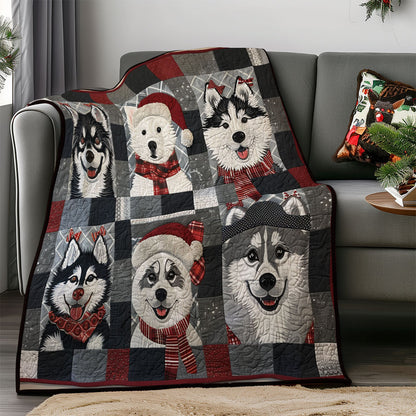 Cute Husky SR0908049CL Quilt