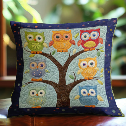 Cute Owl WN0308034CL Quilt Pillow Case