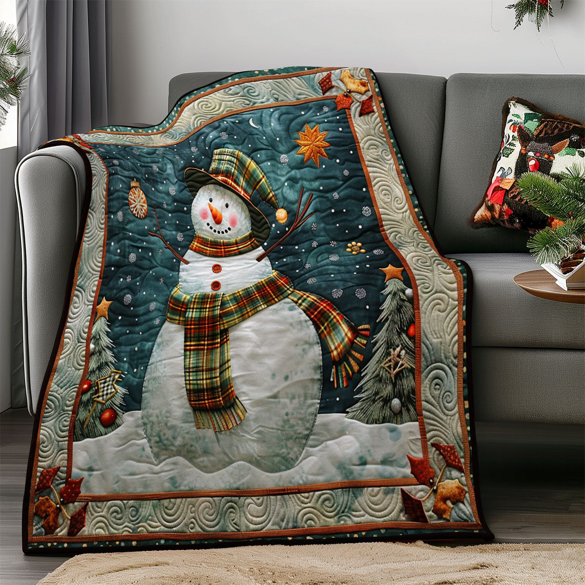 Cute Snowman SR1408023CL Quilt