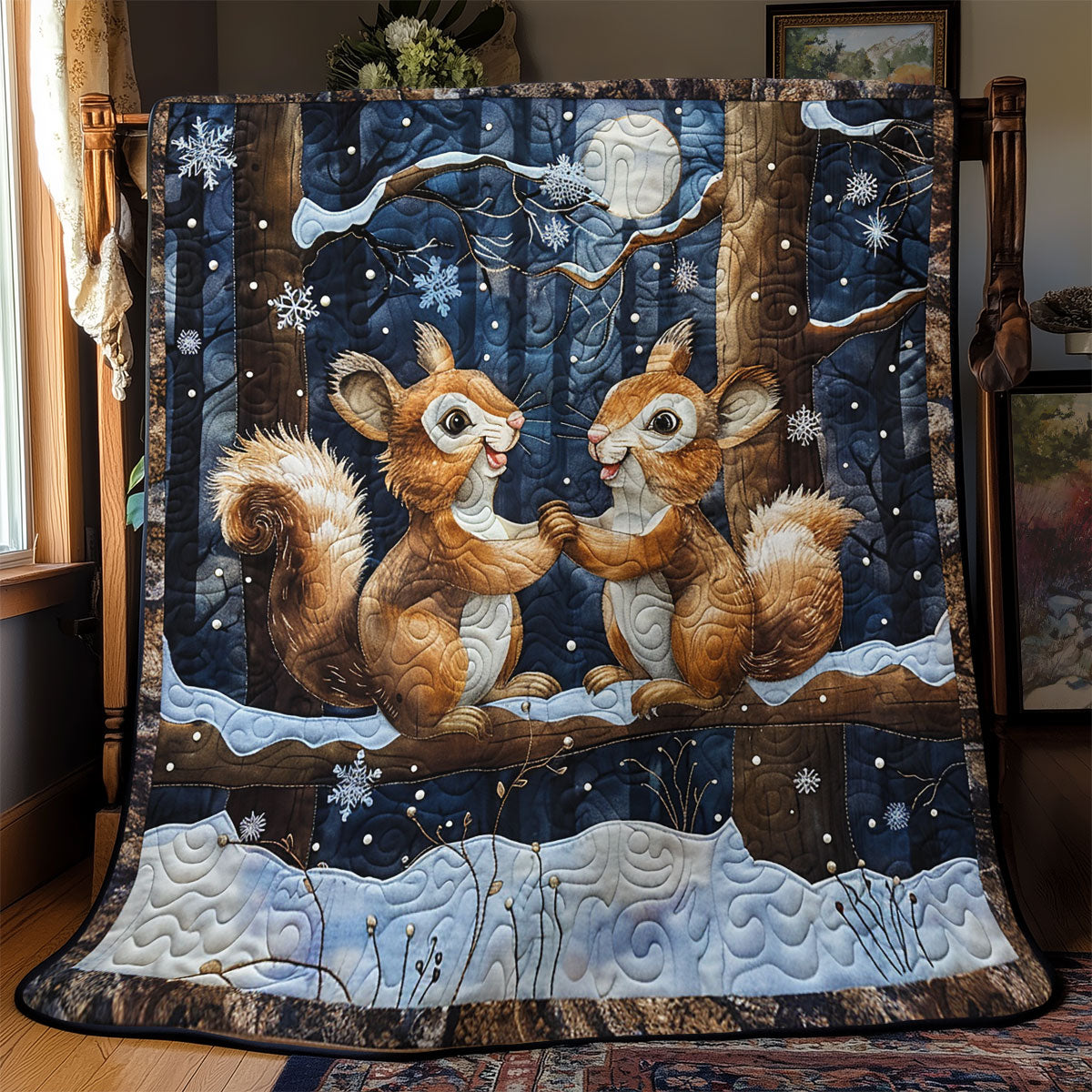 Cute Squirrel SR2008020CL Quilt