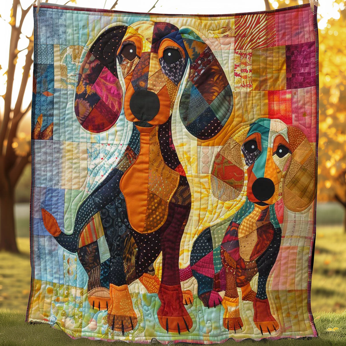 Dachshund Dandy WN1508015CL Quilt