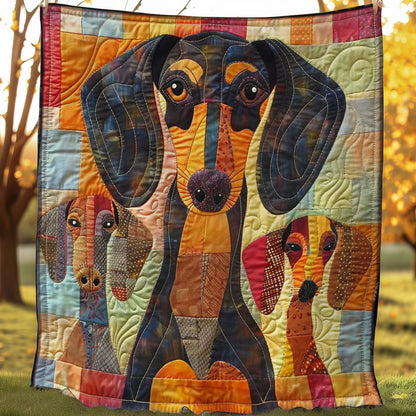 Dachshund Delight WN1508013CL Quilt