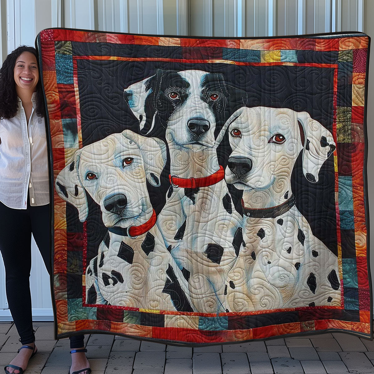 Dalmatian Brothers WN2907031CL Quilt
