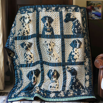 Dalmatian Smiles WN1209016CL Quilt