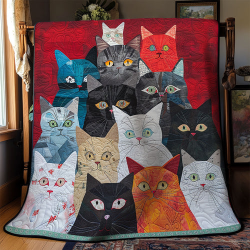 Direct Cats Stare WN0909086CL Quilt