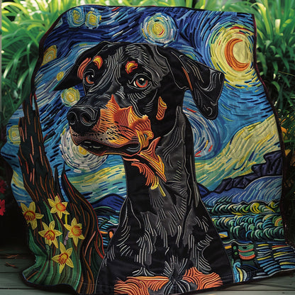 Doberman Pinscher WM2907001CL Quilt