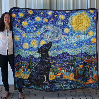 Dog And Starry Sky WN0208034CL Quilt