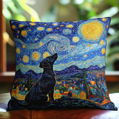 Dog And Starry Sky WN0208073CL Quilt Pillow Case