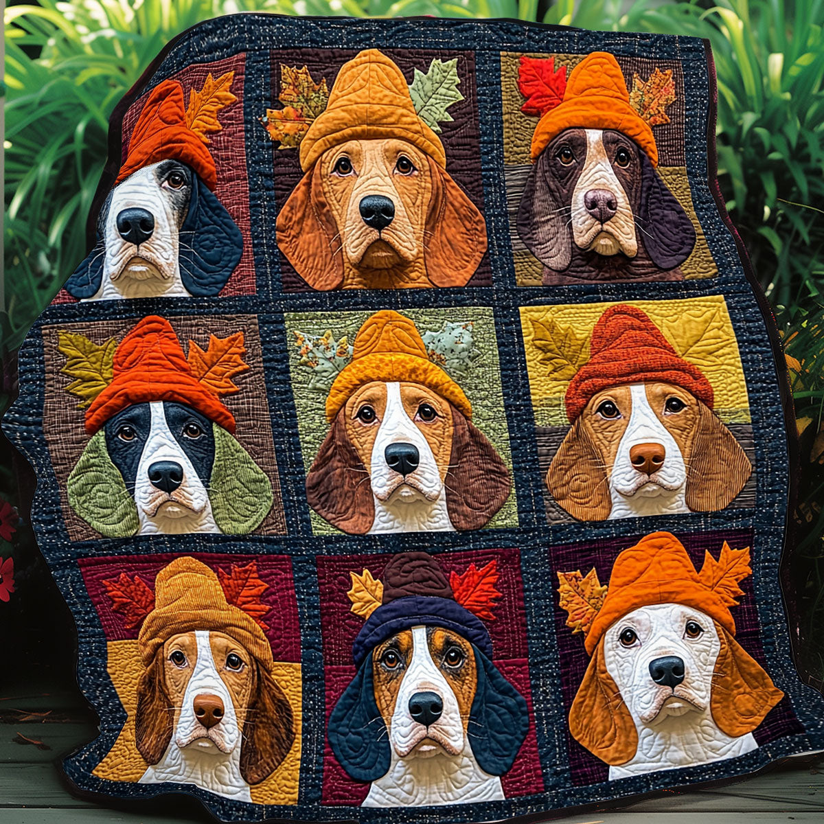 Lovable Beagles SR0808034CL Quilt