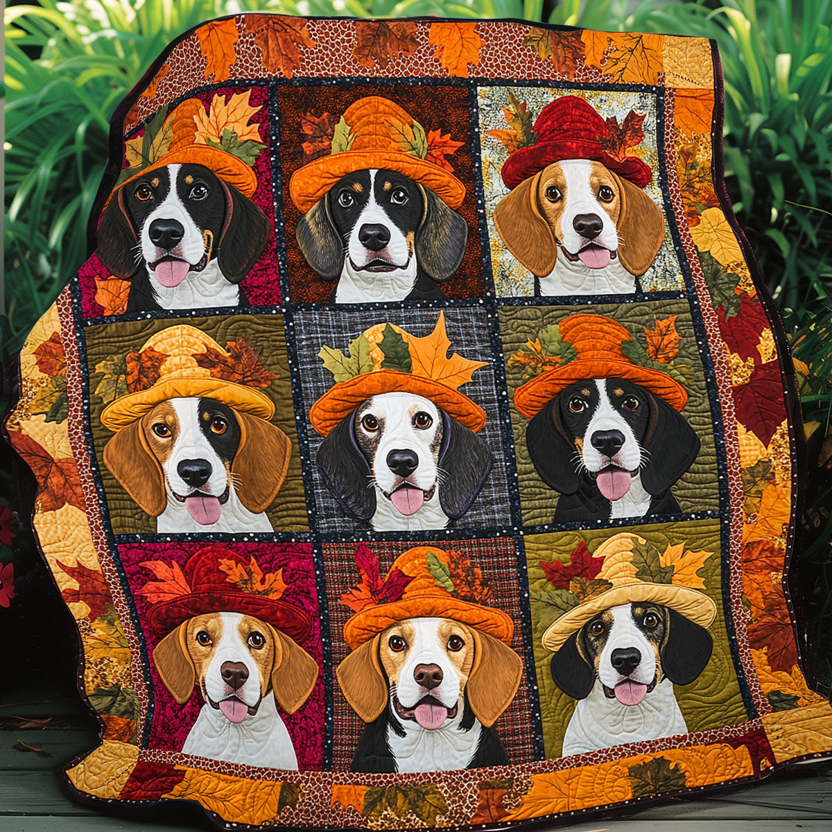 Lovely Beagles SR0808035CL Quilt