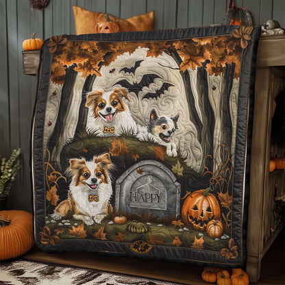 Dog Night Halloween SR2108007CL Quilt