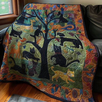 Dogs And Cats Tree WM2907001CL Quilt