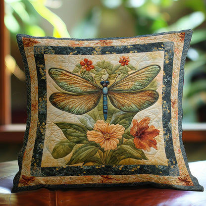 Dragonfly And Flowers WN3107054CL Quilt Pillow Case