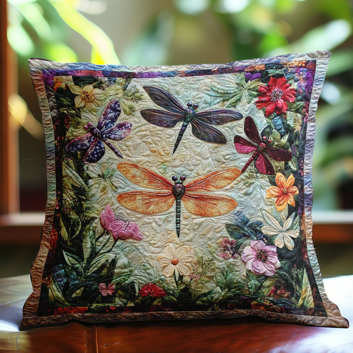 Dragonfly Cluster Cozy WN3107055CL Quilt Pillow Case