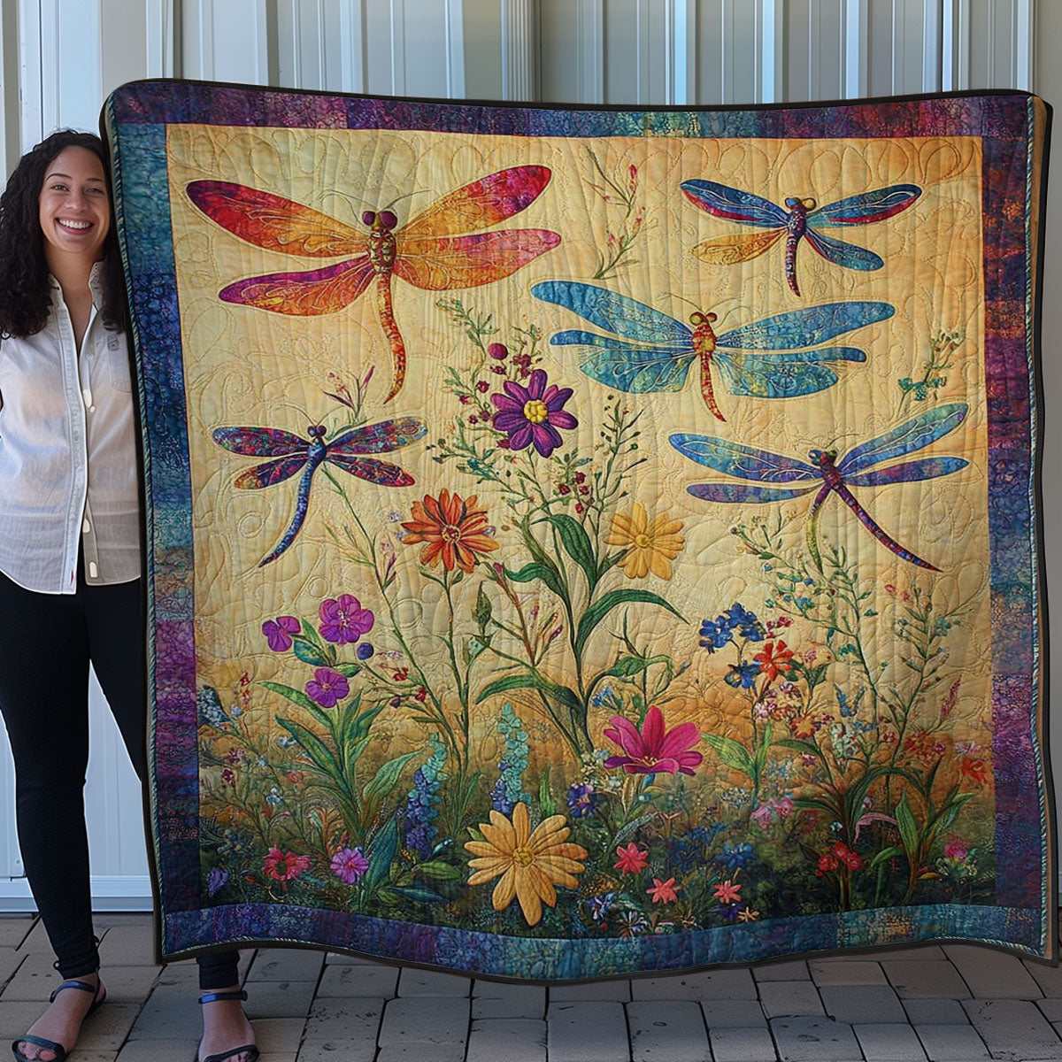 Dragonfly Swarm Snug WN3107019CL Quilt